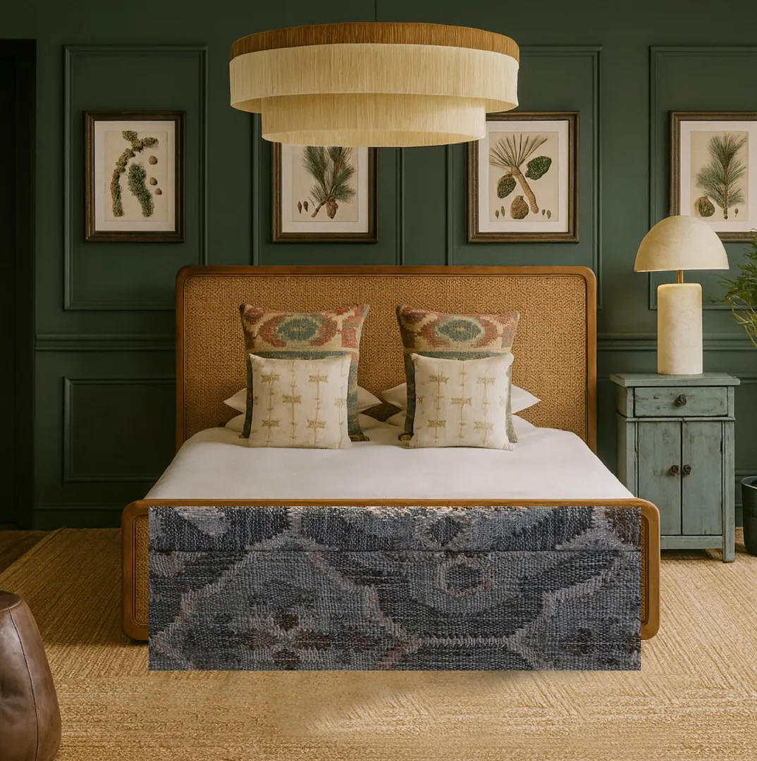 A room with a bed and a window